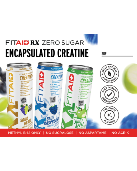 FITAID RX ZERO WINDOW CLING 3 X 4