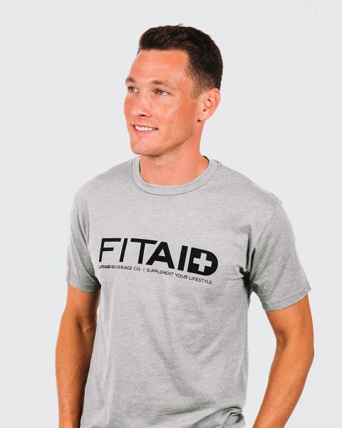 FITAID Mens T-Shirt - Grey