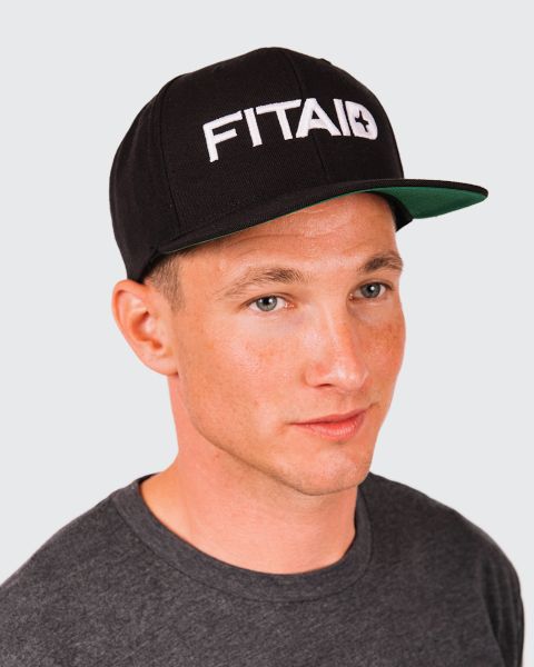 FITAID 3D SNAP-BACK HAT - BLACK