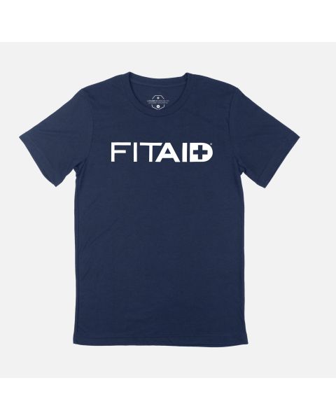 FITAID Heather Navy Tee XLARGE