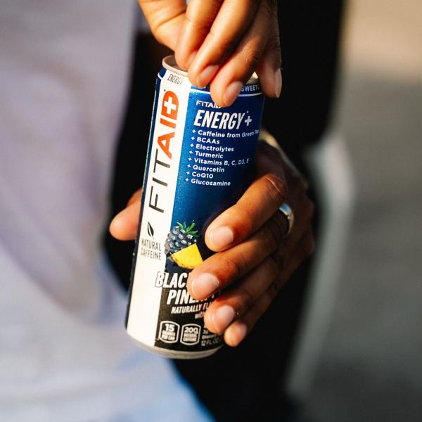 FITAID Energy Zero Sugar | 200mg Green Tea Caffeine Energy Drink