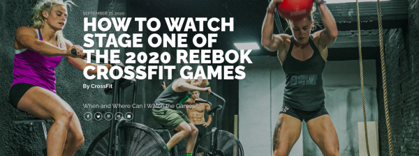 2020 CrossFit Games: Where & When to Watch