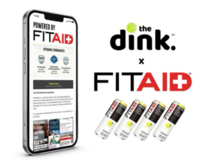 FITAID Becomes Official Beverage of Pickleball’s The Dink