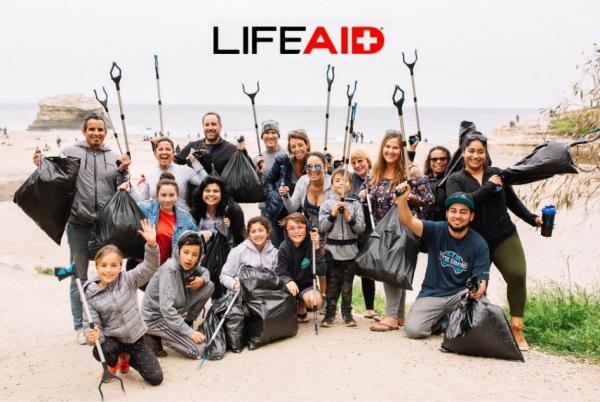 LIFEAID Staff Tackles Beach Clean-Up in Honor of Earth Day