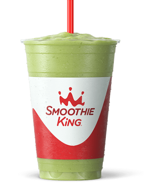 Product image of smoothie king cup with green smoothie inside