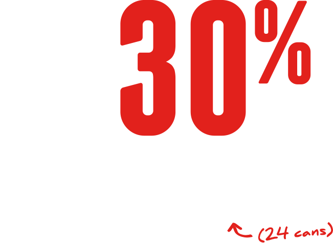 Get 30% OFF + free shipping!