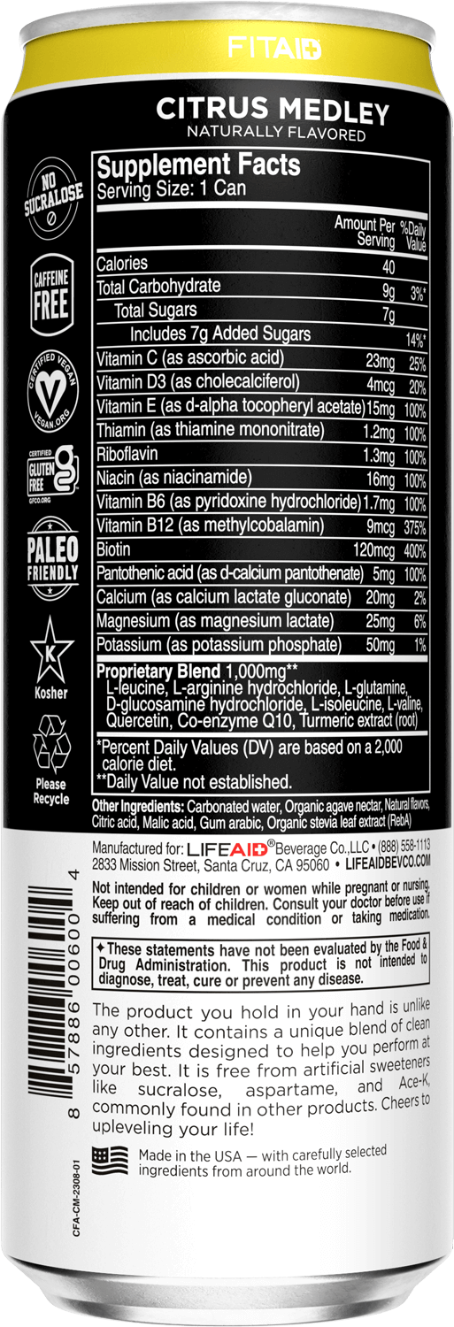 FITAID® Citrus Medley Clean Recovery for Your Active Lifestyle