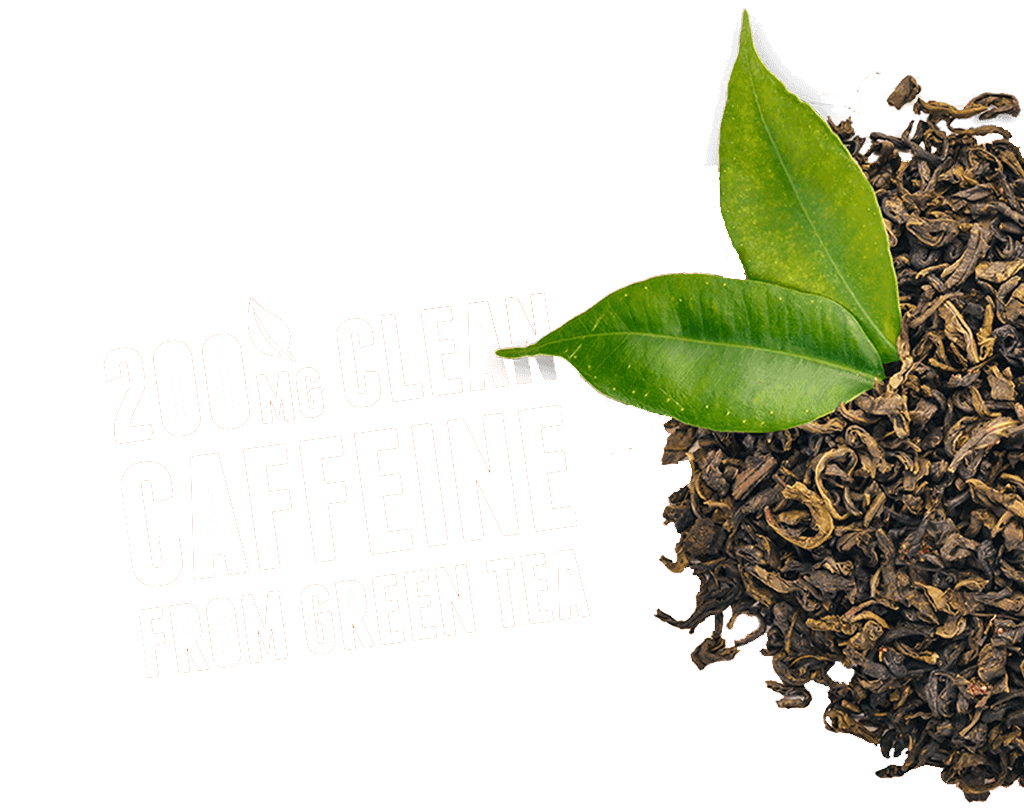 200mg clean caffeine from green tea